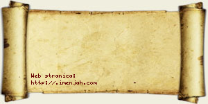 Andjelina Anđelković vizit kartica